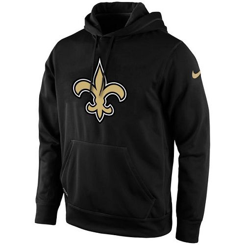 Men's New Orleans Saints Nike Black KO Logo Essential Hoodie 2